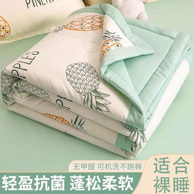 Air-conditioned quilt, summer cooling quilt, machine washable quilt, summer quilt, single person, summer non-pure cotton, all-cotton spring and autumn quilt core, 2024 new style