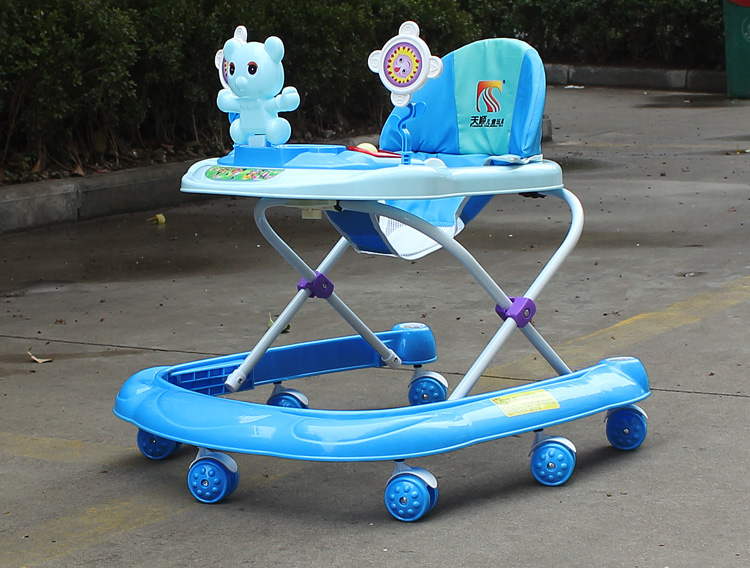 Baby Walker Đa Chức Năng 6 7-18 Tháng Chống rollover Trẻ Trẻ Em Tay Đẩy Có Thể Mất Nam Bé Cô Gái Học Tập