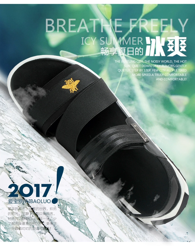 Giày sandal nam xu hướng hè 2019 mới thể thao giải trí Phiên bản Hàn Quốc cá tính nam trẻ trung phong cách giày nam - Sandal