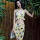 Bộ đồ bơi nữ ba mảnh bikini nóng bỏng gợi cảm 2018 mới chia phù hợp với siêu cổ tích bên bờ biển - Vài đồ bơi 	đồ đôi gia đình đi biển