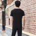 Mùa hè phù hợp với thể thao nam và nữ vài chiếc quần ngắn tay thể thao in logo tùy chỉnh trang phục thể thao chạy - Thể thao sau bộ adidas nữ mùa hè Thể thao sau