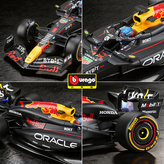 1:24 Red Bull Rb20 F1 Racing Car Model 2024 Verstappen #1 Official Alloy Collectible Display Piece