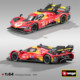 1:64 Scale Ferrari 499P Racing Car Model, Le Mans Champion Alloy Car, Collectible Ornament for Boys, Ye Yifei