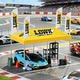 1:64 Scale Car Model Lbwk Yellow Tent Scene Model Suitable for Minigt Car Model Modification Rally Car Decoration