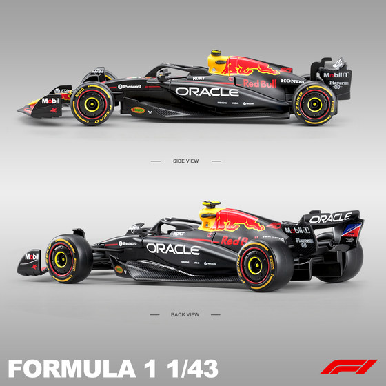 1:43 Scale Red Bull F1 Racing Car Rb21 Verstappen Ferrari Sf25 Mclaren Formula Car Model