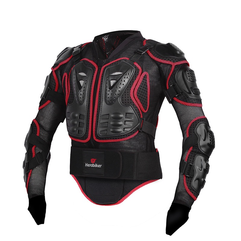 HEROBIKER quần áo điện bảo vệ quần áo off-road xe máy quần áo cưỡi phù hợp với áo giáp chống vỡ quần áo áo giáp thể thao - Xe máy Rider thiết bị miếng đệm đầu gối