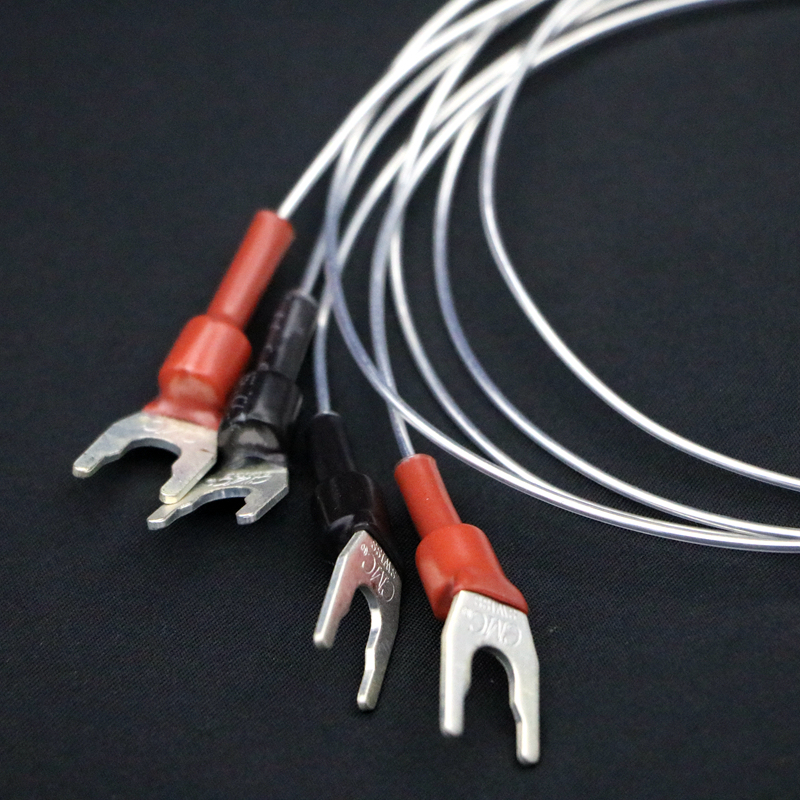 True 5N Pure Silver Audiophile-Grade Speaker Jumper Cable, Music Farmer Ground Box Grounding Cable, Audio Interconnect Cable, Speaker Cable