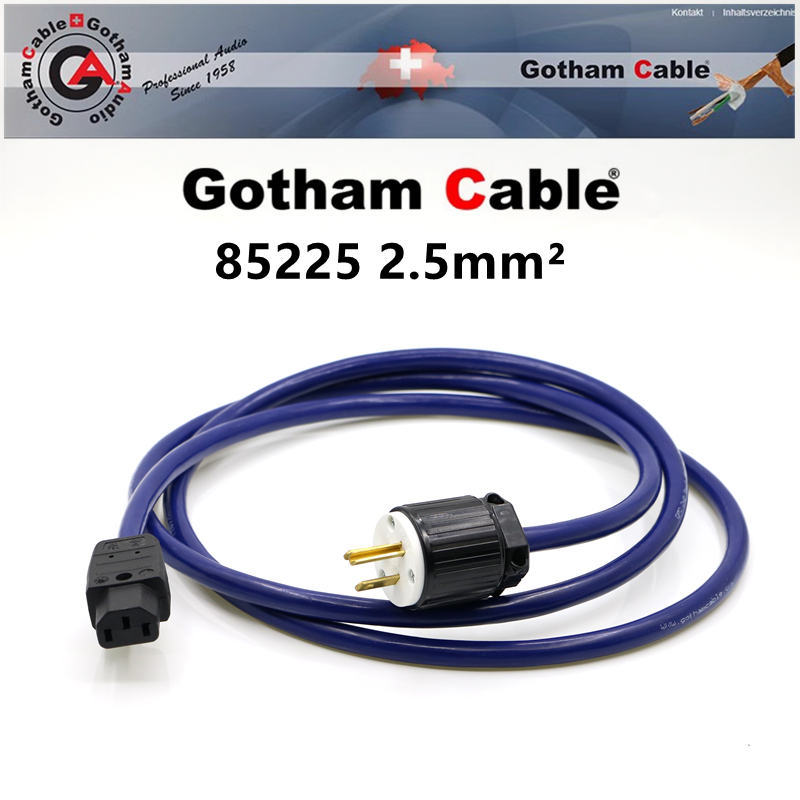 Swiss Gaofen Gotham Classic 2.5 Square Meter Audiophile-Grade Audio Power Cable Hifi Amplifier Post-Stage Connection Cable Swiss Gaofen Gotham Classic 2.5 Square Meter Audiophile-Grade Audio Power Cable Hifi Amplifier Post-Stage Connection Cable