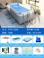 Европейский стиль 4,1 метра [Пансол+тренировочный ремень+тканевая ткань Gai+фильтровая насос+эскалатор+дренажный насос]