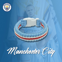 Manchester City Harland knitted handrope bracelet fans football birthday gift boy souvenir around
