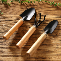  Gardening tool shovel Three-piece potted flower ripper succulent flower tool Vegetable small hoe shovel Flower shovel