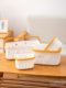 Mini Basket Memory Storage Basket Handheld Snacks Toys Multi-function Storage Basket Bath Hollow Plastic Mesh Basket