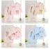 Ba tháng bốn sáu bảy chín quần áo cotton mùa thu phù hợp với mùa thu Đồ lót trẻ sơ sinh 0-3 tuổi ao lot tre em Quần áo lót