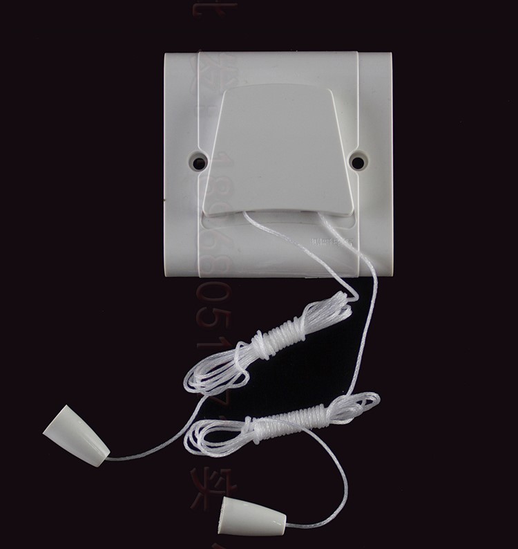 Hangzhou Hongyan 86 type two open double channel double cut wire switch two pull rope switch 86K22-6LN6A