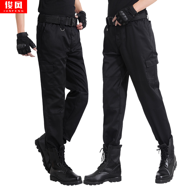 Outdoor Multi Pocket Casual Pants Loose Cargo Pants Tactical Pants Straight Leg Trousers