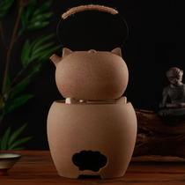 Tea-making stove Olive charcoal stove Household charcoal stove Old-fashioned small fire bubbling tea stove Clay outdoor charcoal stove