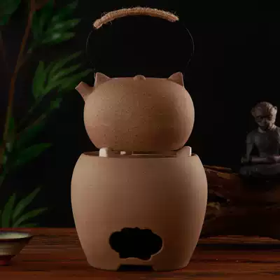 Boiling tea stove olive carbon oven household charcoal stove simple old-fashioned small fire blistering tea stove clay outdoor charcoal stove