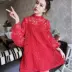 Xã hội đầu thu học sinh nữ mẫu 2019 mùa thu mới phụ nữ mới đầm ren mùa thu váy đầm Sản phẩm HOT