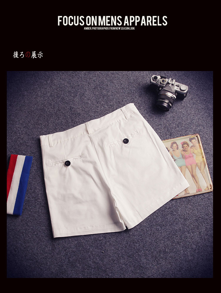 Mùa hè quần tây giản dị quần short nam ba quần siêu quần short đơn giản hoang dã quần âu cotton 3 quần quần Mỏng quần đùi nam