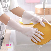 Home Rubber Gloves Home Cleaning Dishwashing Kitchen Waterproof hand washing clothes Latex Rubber PVC Durable