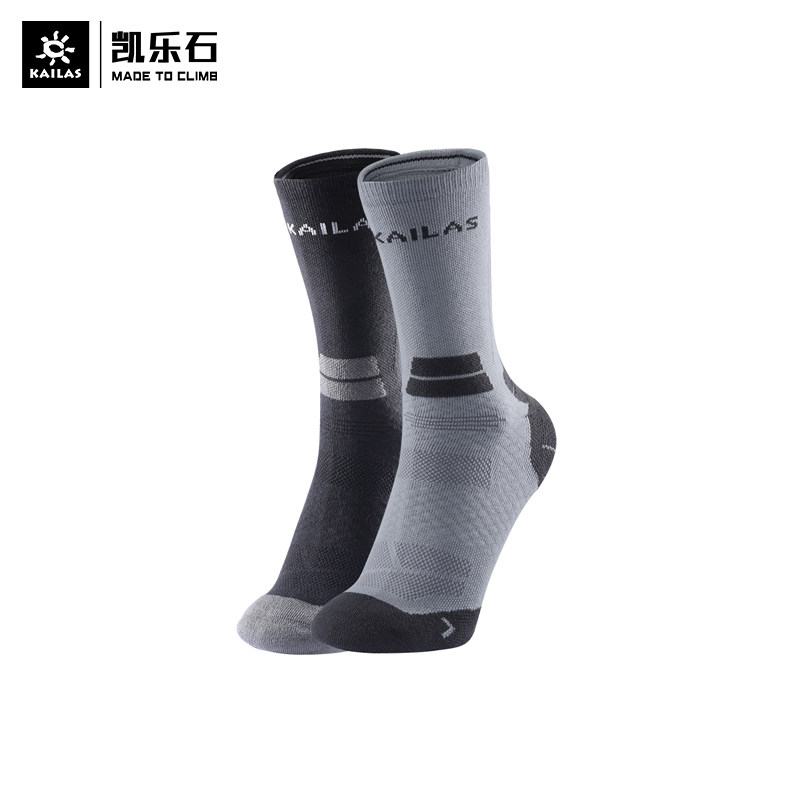 Kerlerstone Outdoor Travel Sports Climbing Socks for men and women Tubes Perspiration Breathable Hiking Socks (two-double-fit)
