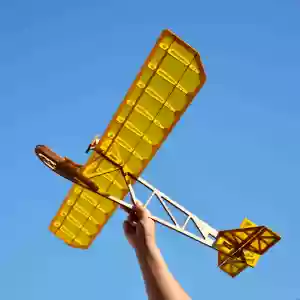 1931 Northrup Junior Glider Ретро Собранная модель самолета Ремесленные подарочные украшения Статические украшения Общество моделей самолетов