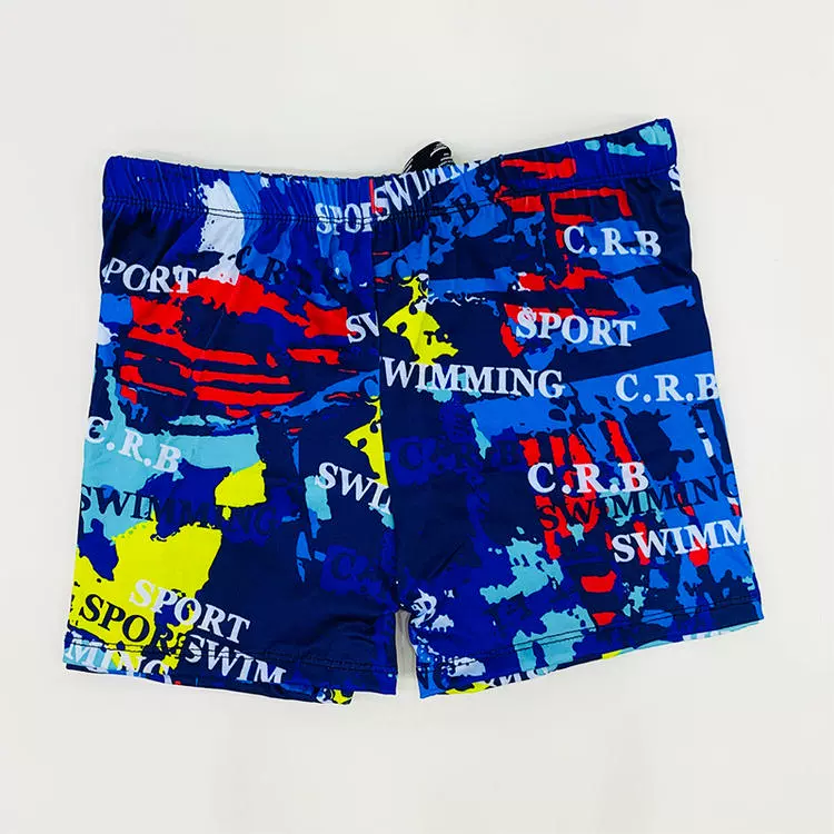 2020 hot style mới quần bơi nam boxer quần bơi họa tiết đơn giản quần bơi nam quần bơi nam - Nam bơi đầm