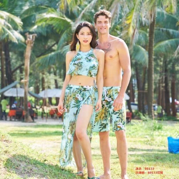Li Yu Duo kỳ nghỉ triều bãi biển quần của nam giới nhanh chóng làm khô lỏng gradient bơi thân suối nước nóng để tăng màu sắc của võ sĩ quyền Anh bơi thân 	quần đi biển big size	