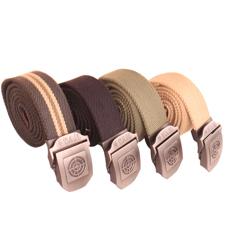 YAM Buy a Delivered Canvas Belt Outdoor Belt Army Fan Belt Outdoor Tactical Training Belt Man-Taobao