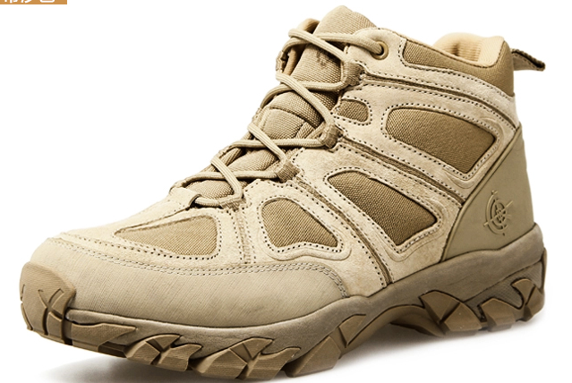 Send gifts CQB 4 inch mid-tube outdoor hiking boots hiking boots breathable increase tactical military boots men