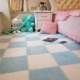 Bán thảm phòng ngủ cô gái có thể ngủ và ngồi trên đầu giường thảm nhà nối diện tích lớn phòng có mái che - Thảm
