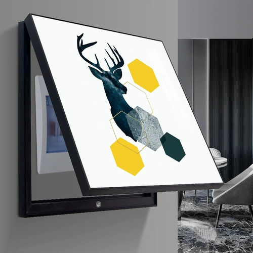 Легкая роскошная электрическая коробочка декоративная живопись Бесплатная удара и блокировка электрических ворот коробка роспись современная простая простая распределительная коробка общего переключателя