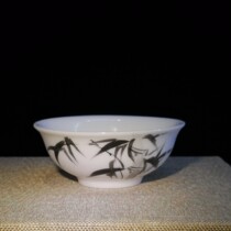 Chaoshan tea culture reverse taste tea cup Chaozhou gongfu tea taste tea cup high temperature white porcelain kung fu eggshell cup