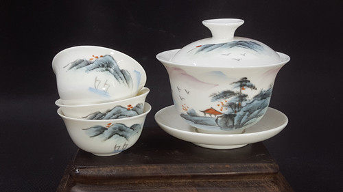 Tea Culture State Factory Old stock-Hand-painted Chaoshan Tea Culture Tea Tea/Tea Eutea Tea Ware