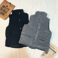 Áo vest nam mùa thu đông mới phiên bản Hàn Quốc của xu hướng áo vest nam cotton vai người yêu vest vest đẹp trai mùa đông áo khoác vest nam mỏng