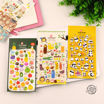 South Korea Sonia sticker panda animal fruit children stereo 3D bonus bubble cute little stickers