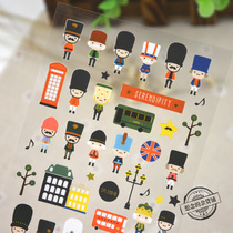 South Korea sonia sticker small army character cartoon diy hand account Material Girl heart cute mobile phone decoration sticker