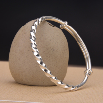 Foot silver 999 Fashion minimalist Elegant Personality 100 Hitch-end Rhombus Gift Bracelet Female Classic Superior