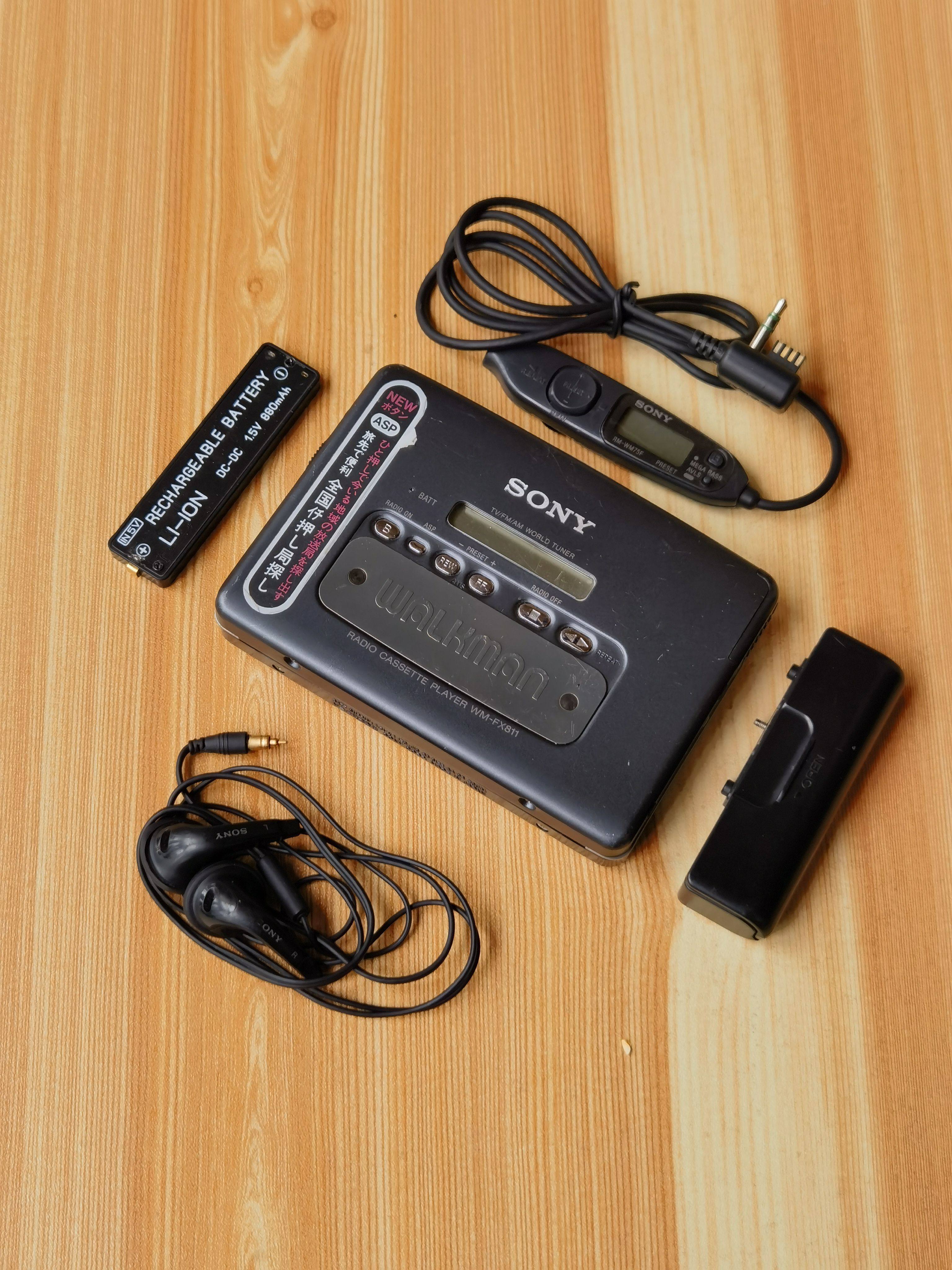 SONY WM-FX811 收放磁带机旗舰款｜复古回潮神器！DBB音效炸裂，带你重