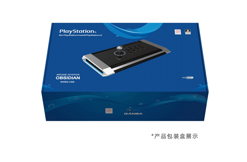 遊戲搖桿QANBA拳霸Q3黑曜石街機游戲搖桿PS4 PS3 PC 鐵拳7 街霸5