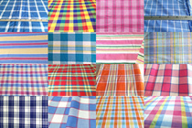 Old-fashioned pure cotton yarn-dyed custom-made mattress single kang single sheet pure cotton single double mattress single sheet grid single non-coarse cloth