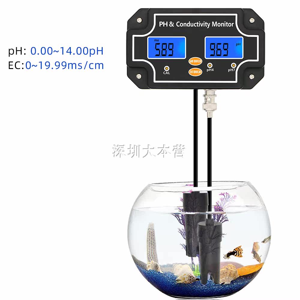 PH EC conductivity monitor PH meter water quality tester pH-2681 hanging wall type water quality online analyzer