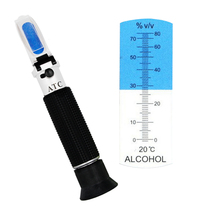 Liquor alcohol concentration detection 0-80 ethanol refractometer rice wine alcohol alcohol refractometer alcohol refractometer