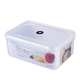 hộp cơm cắm điện chefman Tủ lạnh Nhật Bản hộp tươi 2100ML lò vi sóng hình chữ nhật nhựa lớn hộp ăn trưa hộp kín hộp thực phẩm - Hộp cơm điện sưởi ấm 	hộp cơm điện cao cấp life element