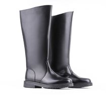 Flag-raiser honor guard riding boots high boots flag-bearer childrens leather boots mens and womens leather shoes