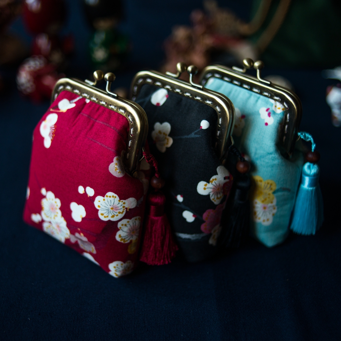 Original and Artisanal Cloth Art Zero Wallet Wallet Card Bag Fresh Mouth Gold Bag Coin Bag Containing Bag Carry-on Bag