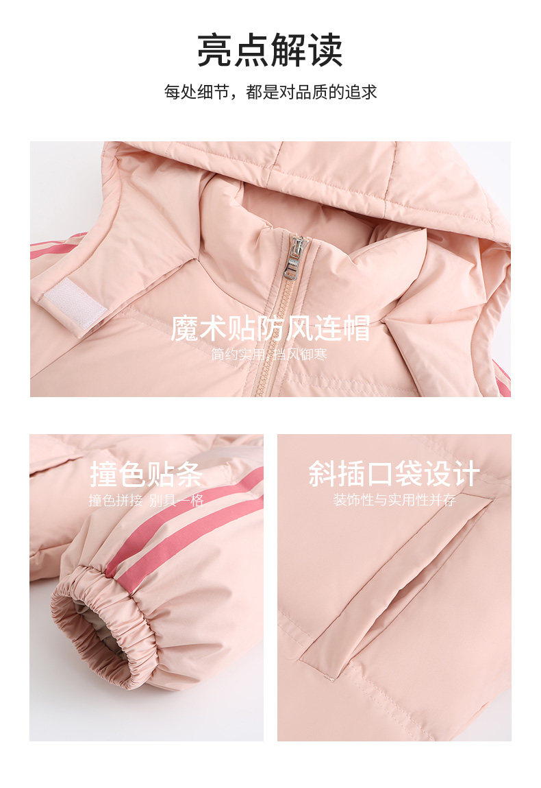 高梵 2021年新款 女士短款羽绒服 图5