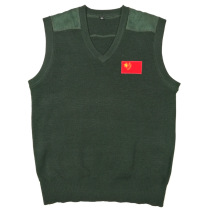 Male V-neck sweater vest wool waistcoat wool Waistle sleeveless horse clip knitted sweater warm winter wool vest