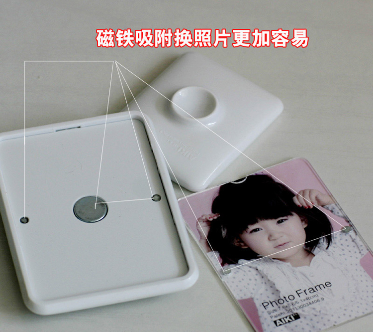 Sáng tạo xoay sứ trắng xe ô tô studio tùy chỉnh khung ảnh khung mini khung hình đồ trang trí xe thiết lập - Kính gọng kính cận nữ đẹp
