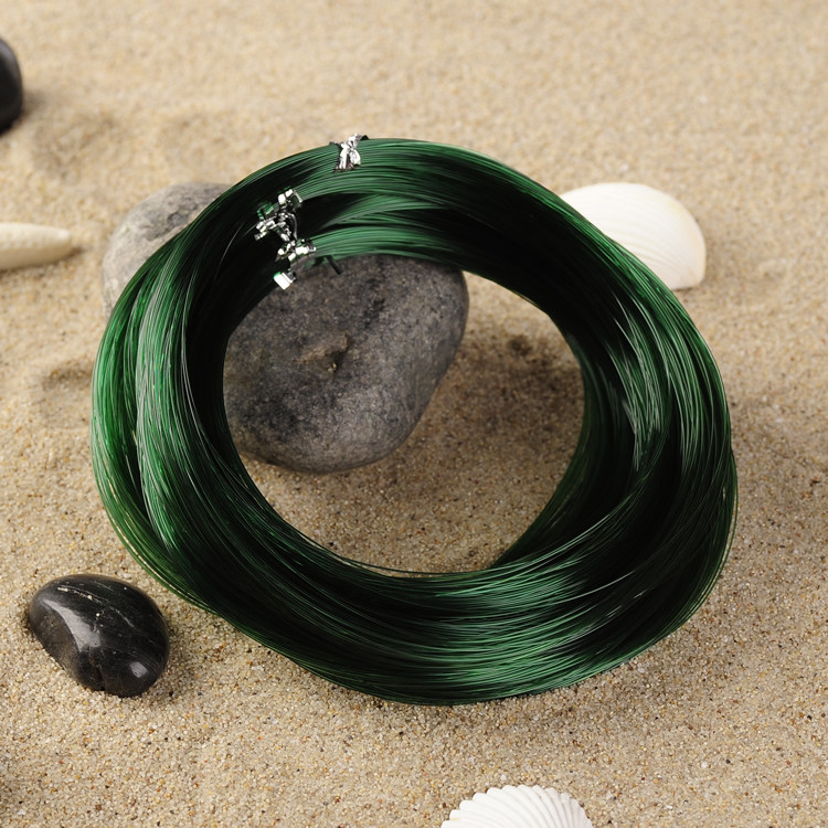 Raw wire Bulk nylon line Dark green fishing line Main line Anchor fishing line Sub-line Super tensile force wear-resistant